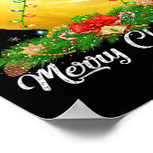 Poster Oiseau canarien correspondant Santa Chapeau Canari (Coin)