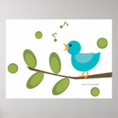 Poster Oiseau chanteur (Devant)