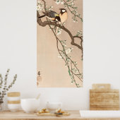 Poster Oiseau chevalier asiatique japonais (Cuisine)