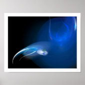 POSTER OISEAU CLAIR EN BLEU (Devant)