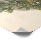 Poster Oiseau commun vintage (Coin)