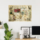 Poster Oiseau dans la main (Bureau à domicile)