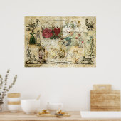 Poster Oiseau dans la main (Cuisine)