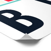 Poster Oiseau dans l'art du Bauhaus. (Coin)