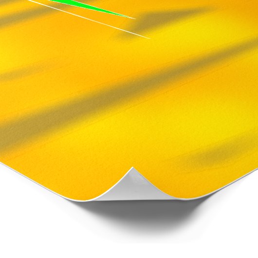 Poster Oiseau Dans Le Foliage (Coin)