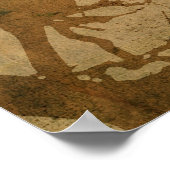 Poster Oiseau dans une branche (Coin)