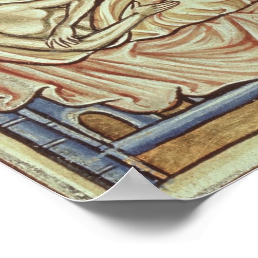 Poster Oiseau de Caladrius, réputé pour prédire (Coin)