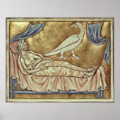 Poster Oiseau de Caladrius, réputé pour prédire (Devant)