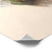 Poster Oiseau de Chouette de Tengmalm vintage (Coin)