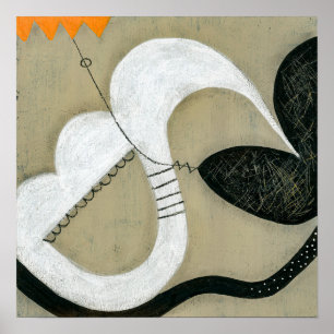 Poster Oiseau de colibri Art mur