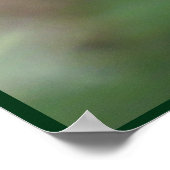 Poster Oiseau de colibri Fleur Floral Hosea 14:4 Guéri (Coin)