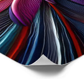 Poster Oiseau de Condor Vibrant Perché Au-Dessus De La Br (Coin)