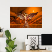 Poster Oiseau de feu doré (Bureau à domicile)