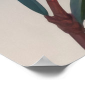 Poster Oiseau de la Fleur du Paradis (Coin)