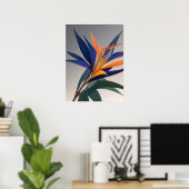 Poster Oiseau de la Fleur du Paradis (Bureau à domicile)