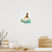Poster Oiseau de l'Alaska Willow Ptarmigan (Cuisine)