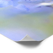 Poster Oiseau de mer Jardin bleu Floral BibleÉcriture (Coin)