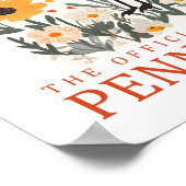 Poster Oiseau de Tétras rouffés de Pennsylvanie Voyage (Coin)
