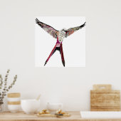 Poster : Oiseau d'envergure des composants du jeu  (Cuisine)