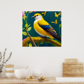 Poster Oiseau doré (Cuisine)