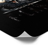 Poster Oiseau drôle tendance F-Caw-F Unique (Coin)