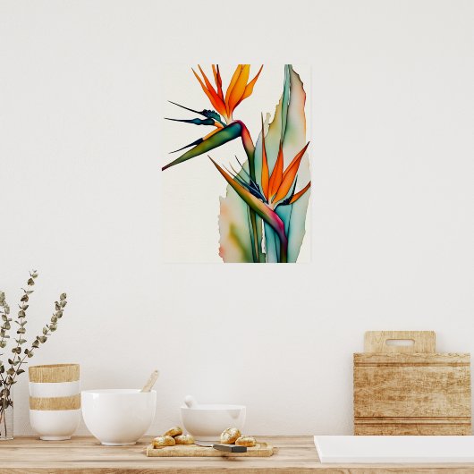 POSTER OISEAU DU PARADIS (Cuisine)