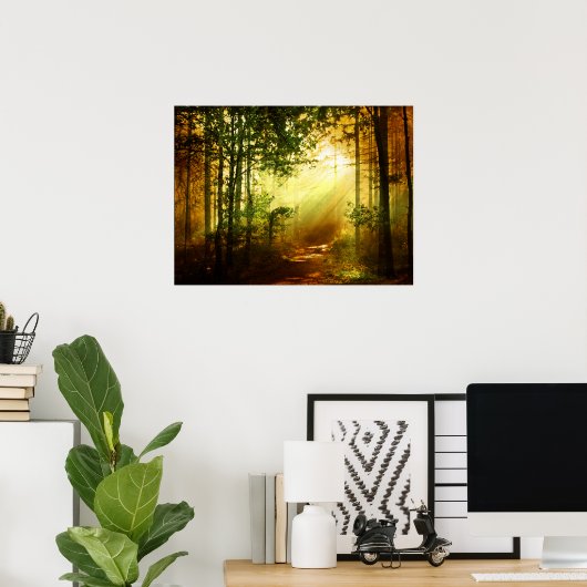 Poster Oiseau du soleil (Bureau à domicile)