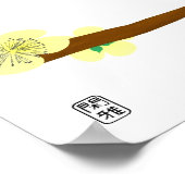 Poster Oiseau et abeille (Coin)