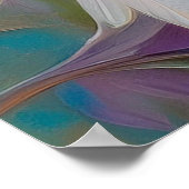 Poster Oiseau Fantastique à Dos Doré Touffu (Coin)