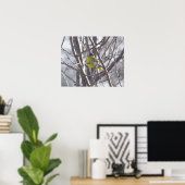 Poster - Oiseau jaune dans les branches (Bureau à domicile)