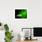 POSTER OISEAU LÉGER EN VERT (Bureau à domicile)