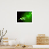 POSTER OISEAU LÉGER EN VERT (Cuisine)