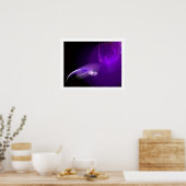 POSTER OISEAU LÉGER EN VIOLET (Cuisine)