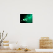 POSTER OISEAU LUMINEUX EN VERT (Cuisine)
