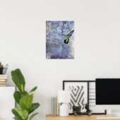 Poster oiseau-mouche (Bureau à domicile)