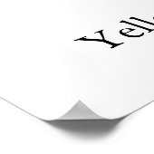 Poster Oiseau-noir à tête jaune - John Audubon (Coin)