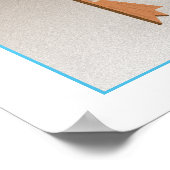 Poster Oiseau rouge (Coin)