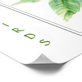 Poster Oiseau roux - Collection d'oiseaux (Coin)