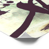 Poster Oiseau sur une branche (Coin)