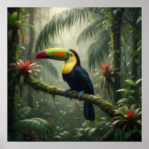 Poster Oiseau Toucan