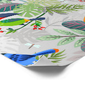 Poster Oiseau Toucan mignon, Motif de tous les jours, Aqu (Coin)