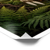 Poster Oiseau Tropical Exotique Forêt Tropicale Nature Fa (Coin)