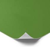 Poster Oiseau vert mignon (Coin)
