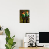 Poster Oiseaux (Bureau à domicile)