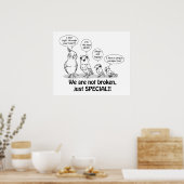 Poster Oiseaux à besoins spéciaux (Cuisine)