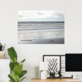 Poster Oiseaux à Watsonville Beach (Bureau à domicile)