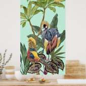 Poster Oiseaux au Paradis - Grands Oiseaux (Cuisine)