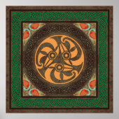 Poster Oiseaux celtes (Devant)