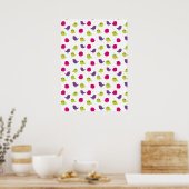 Poster Oiseaux colorés mignons (Cuisine)