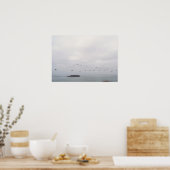 Poster Oiseaux dans l'affiche en vol (Cuisine)